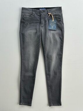 Democracy Jeans Gray Ab Solution Booty Lift Jegging Stretch Women’s Size 8 NWT